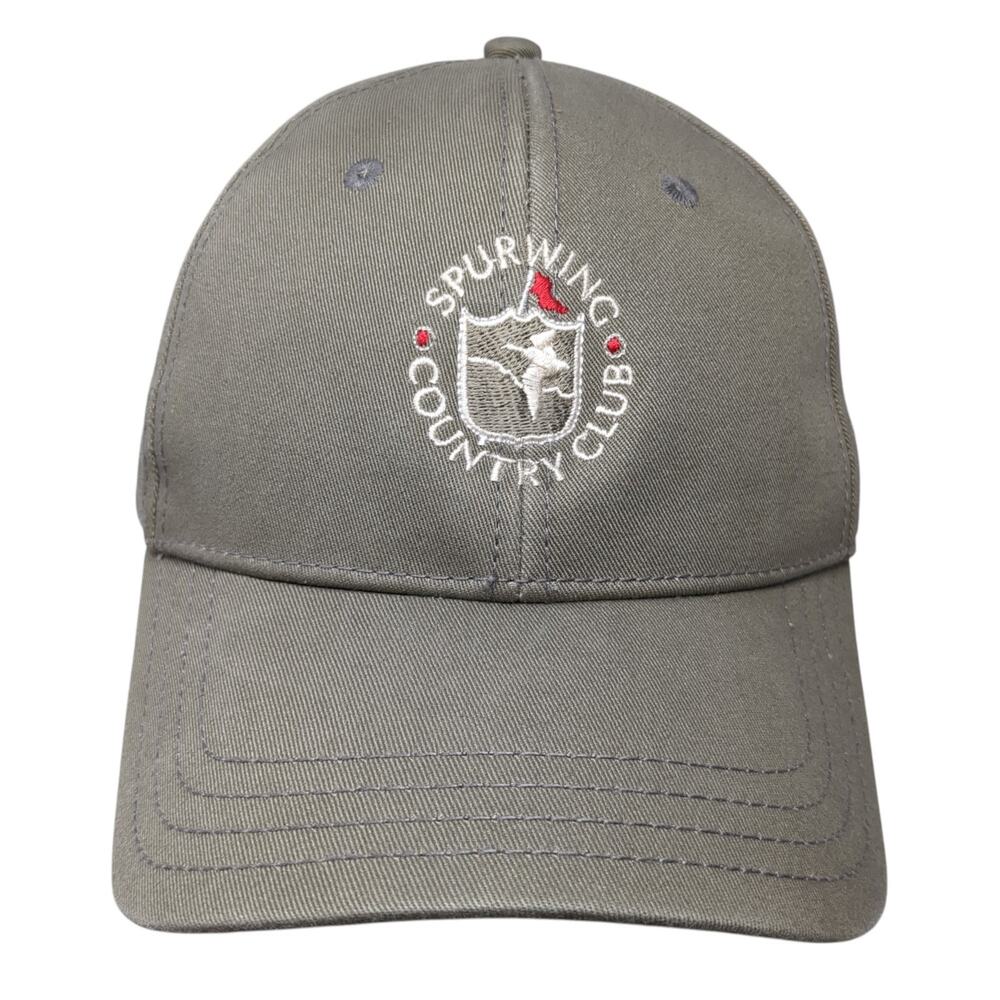 Spurwing Country Club Slideback Hat Brown One Size Embroidered Dpc